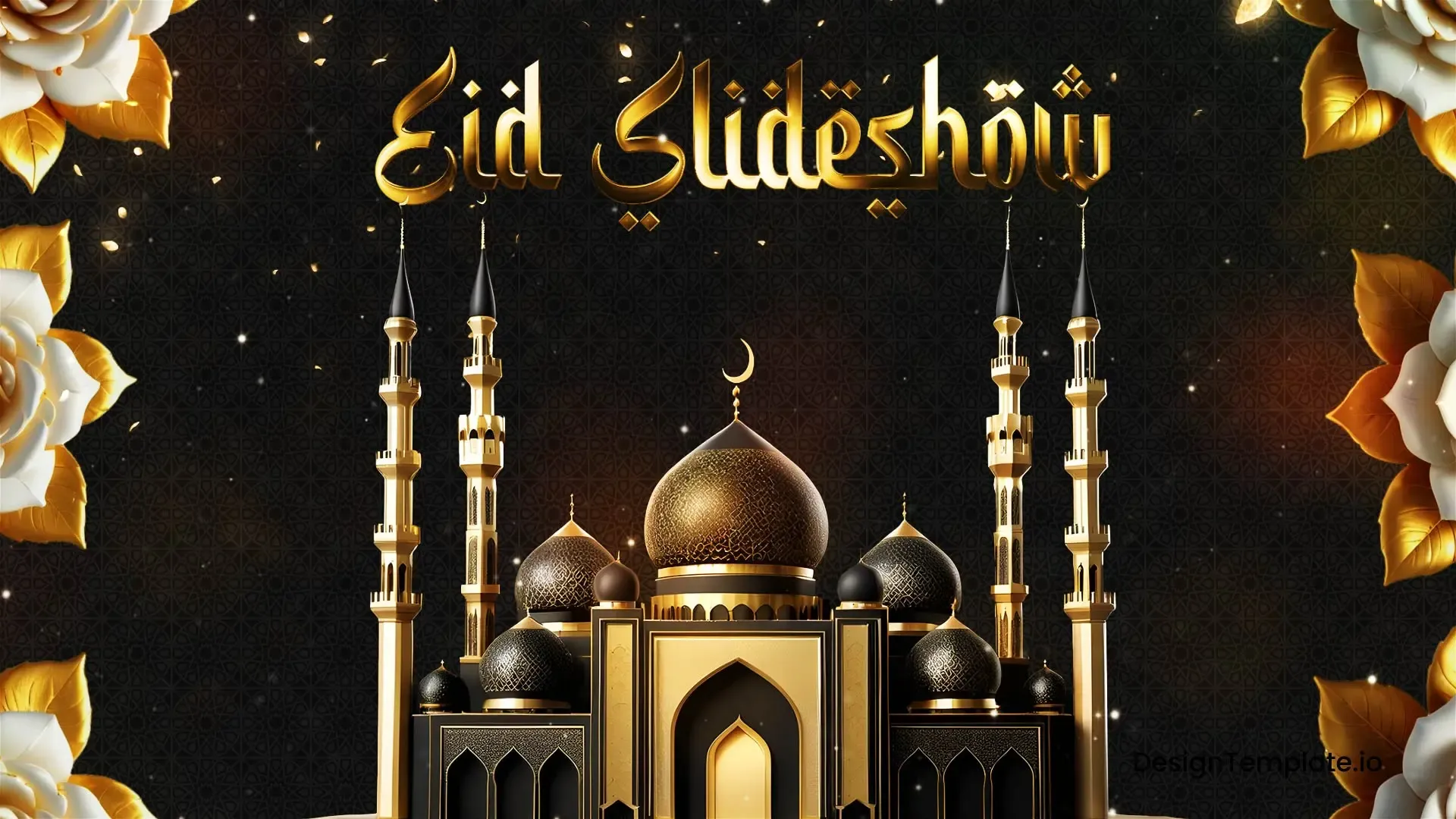 Golden and Black Eid Slideshow